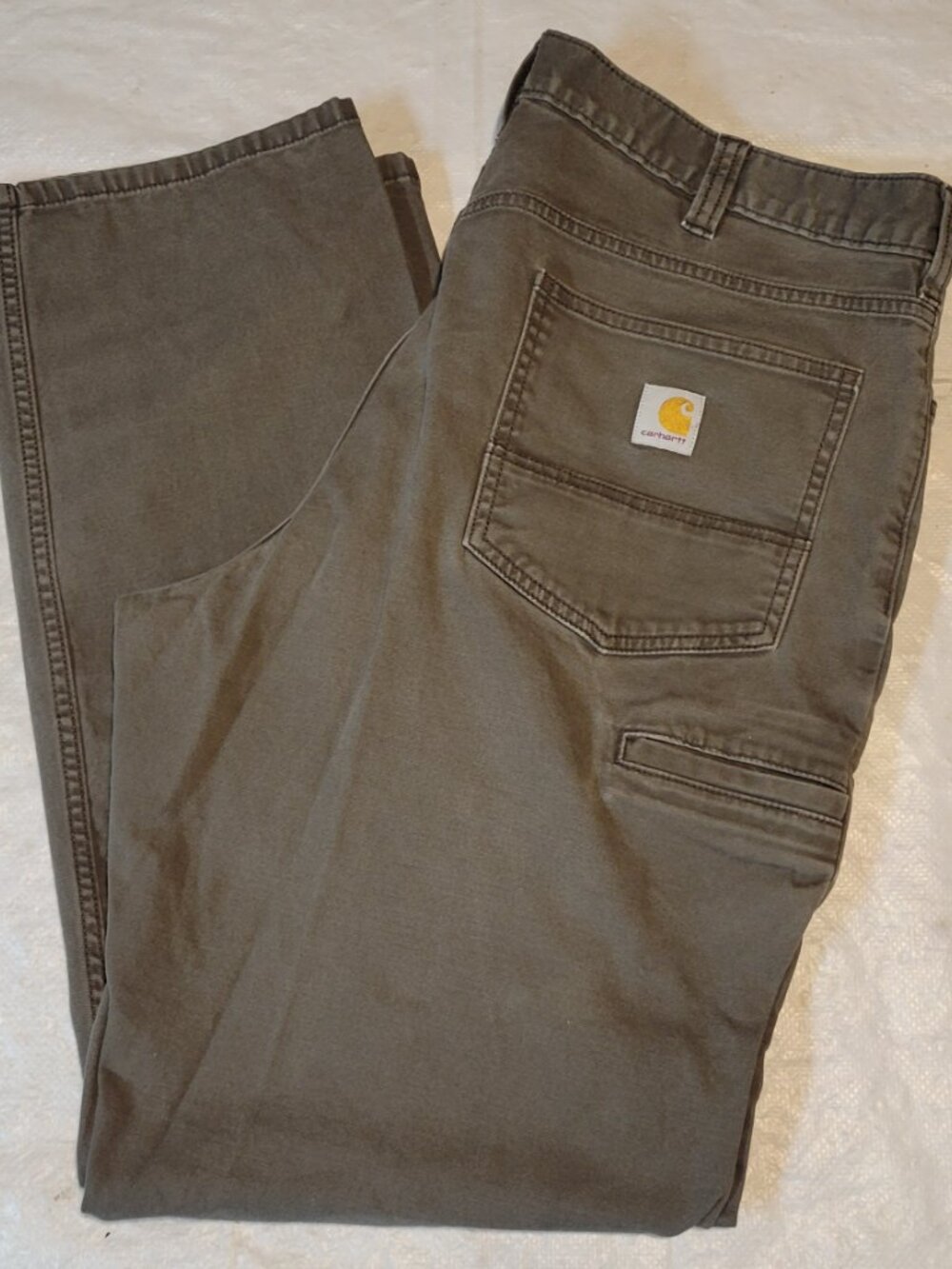 Carhartt Men's Rugged Flex Relax Fit Canvas Work Pants 39x32 (tag 40x34)